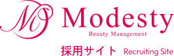 株式会社モデスティのロゴ